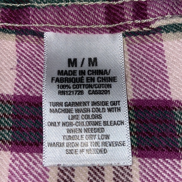 Men’s Aeropostale Flannel Shirt Medium - Picture 7 of 9